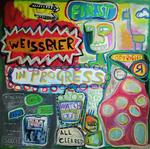 A.Cally - A.凯尔莉  Weissbier 德国小麦啤酒 paintings artist 艺术家 Malaysian (2).jpg
